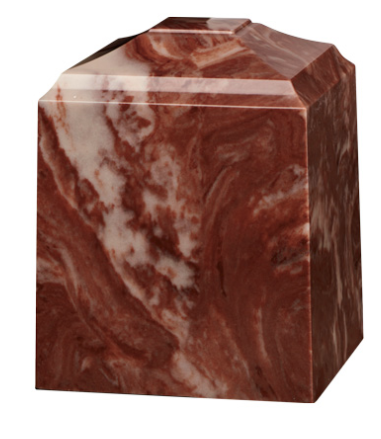 Expresso Brown Cultured Marble Cremation Urn