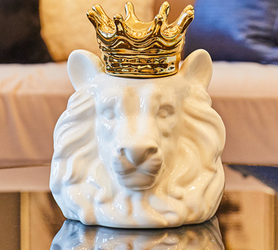 Lion King Ceramic Cremation Urn