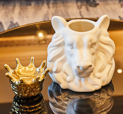 Lion King Ceramic Cremation Urn