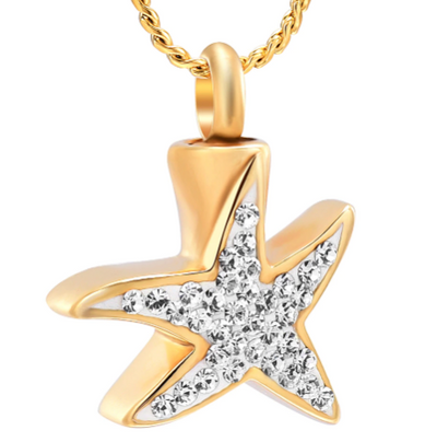 Shining Star Cremation Necklace