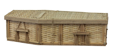 Six-Point Bamboo Child Coffin