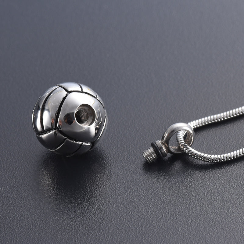 Volleyball Cremation Necklace