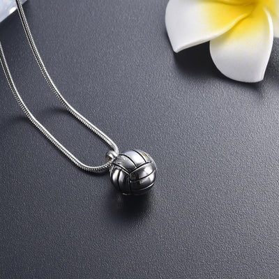 Volleyball Cremation Necklace