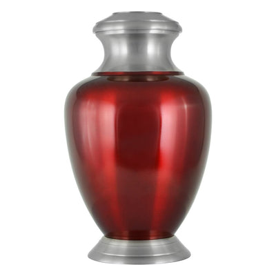 Modern Red Urn