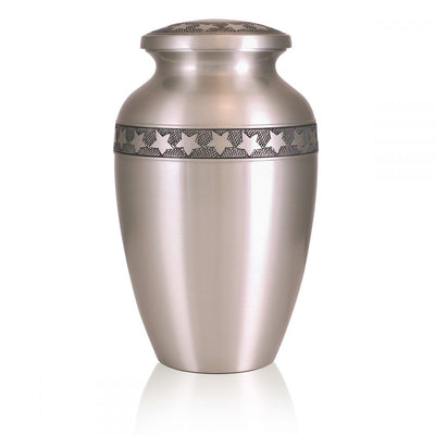 Star Bright Pewter Urn