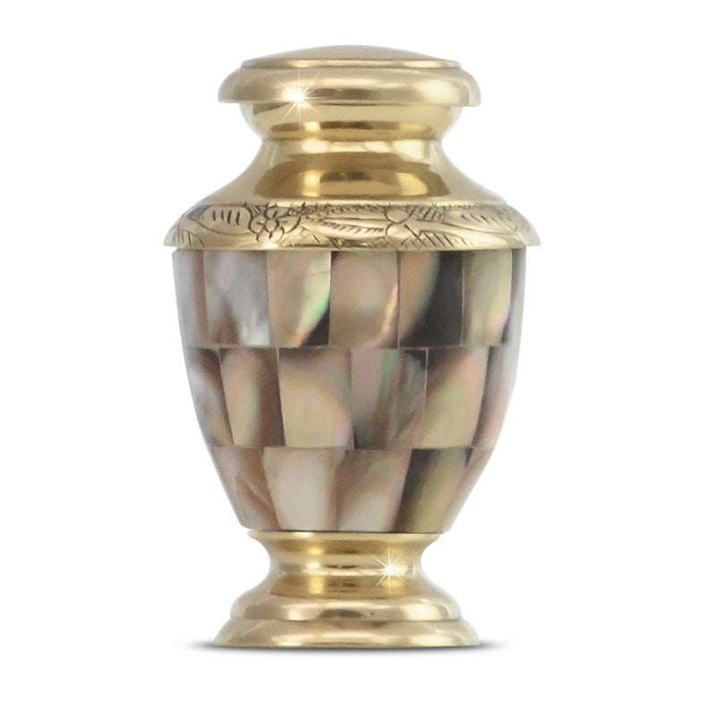 Rose Mother of Pearl Keepsake Urn