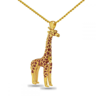 Giraffe Cremation Necklace