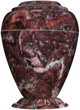 Fire Rock Georgian Cultured Marble Cremation Urn