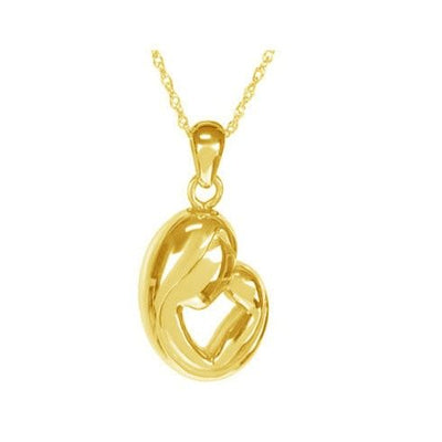 Mothers Love 14K Gold Cremation Pendant