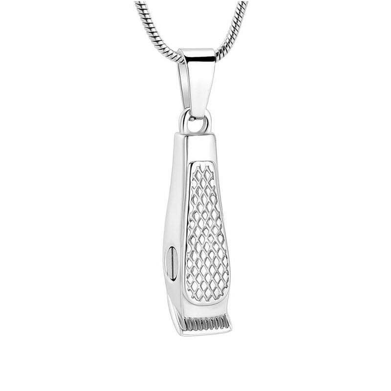 Hair Clipper Cremation Necklace