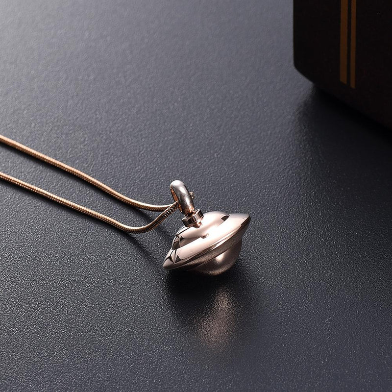 UFO Cremation Necklace