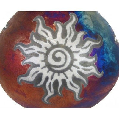 Western Sun Raku Cremation Urn